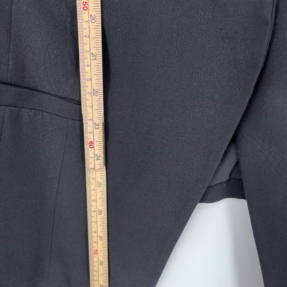 Lane Bryant Womens Business Blazer Size 26 Black Lace Collar Snap Stretch NWT - Picture 12 of 16